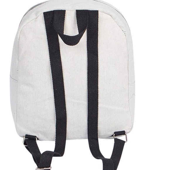 girls run the world denim wash back pack